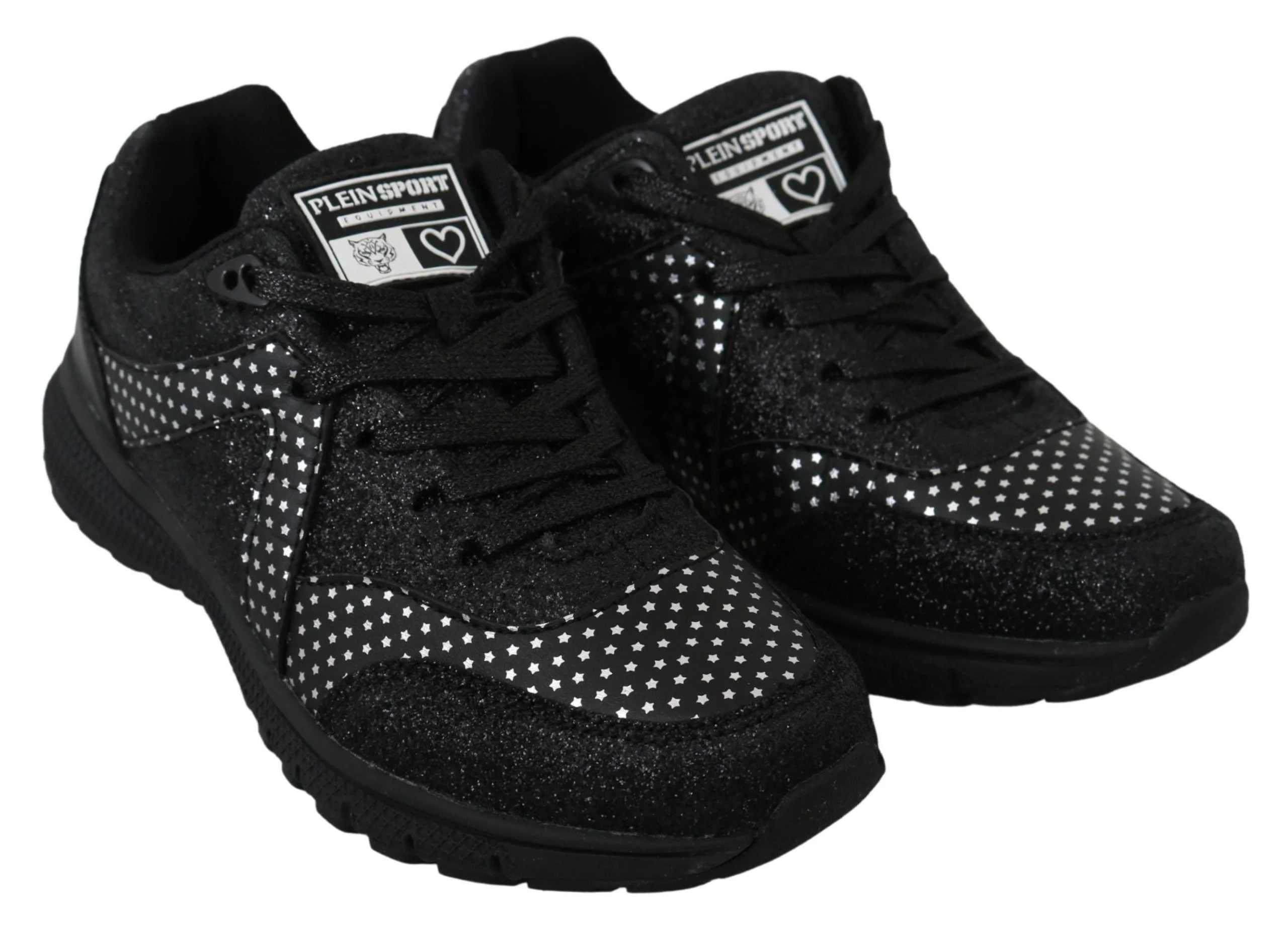 Philipp Plein Black Running Jasmines Sneakers Shoes - Sneakers
