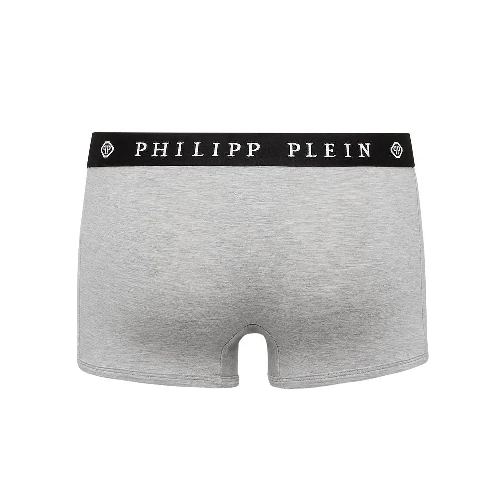 Philipp Plein Brown Cotton Men Boxer Pack - Boxer Briefs