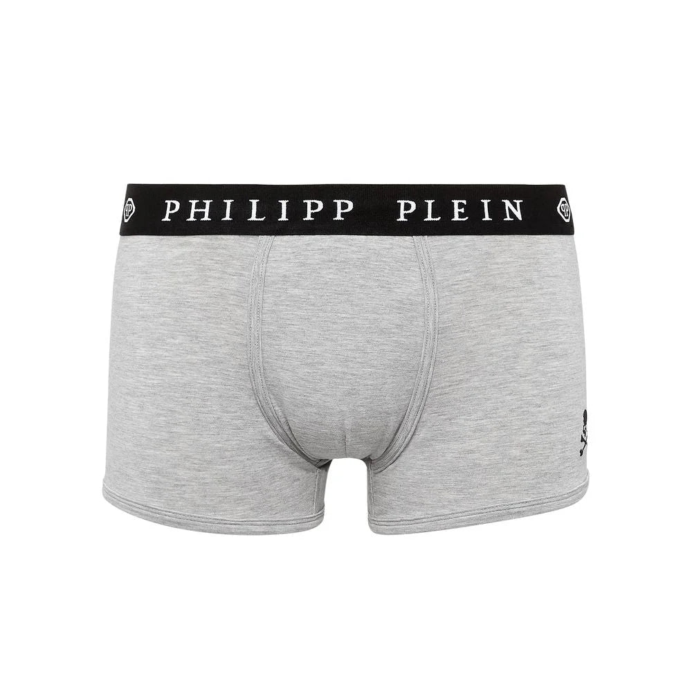 Philipp Plein Brown Cotton Men Boxer Pack - Boxer Briefs