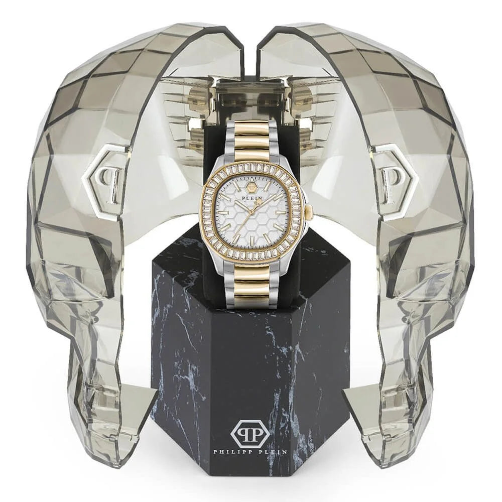 Philipp Plein Gold Stainless Steel Dress Watch
