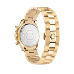 Philipp Plein Gold Stainless Steel Dress Watch