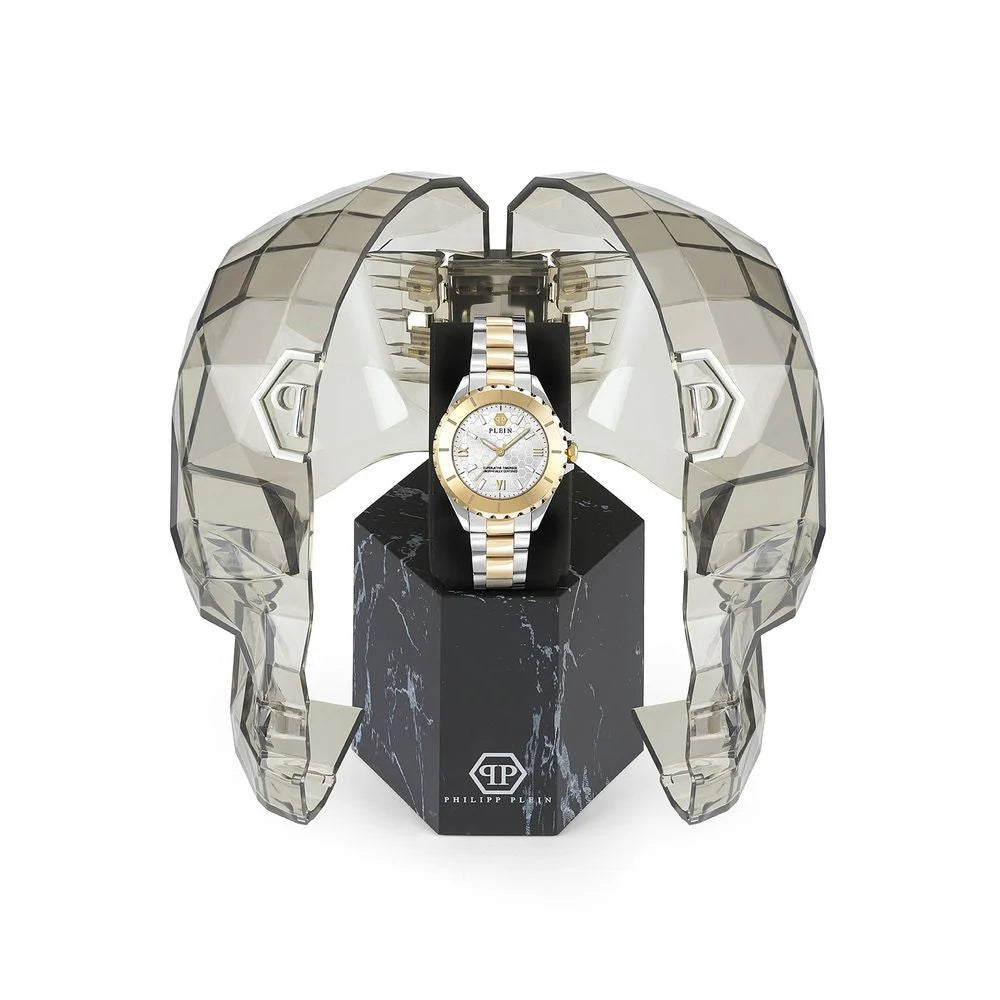 Philipp Plein Gold Stainless Steel Dress Watch