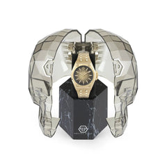 Philipp Plein Gold Stainless Steel Dress Watch