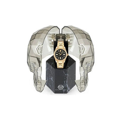 Philipp Plein Gold Stainless Steel Dress Watch