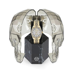 Philipp Plein Gold Stainless Steel Dress Watch