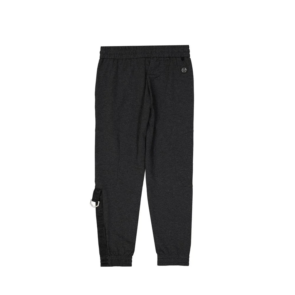 Philipp Plein Gray Cotton Joggers (Workout Pants) - L