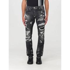 Philipp Plein Gray Denim Slim Fit Jeans - W33