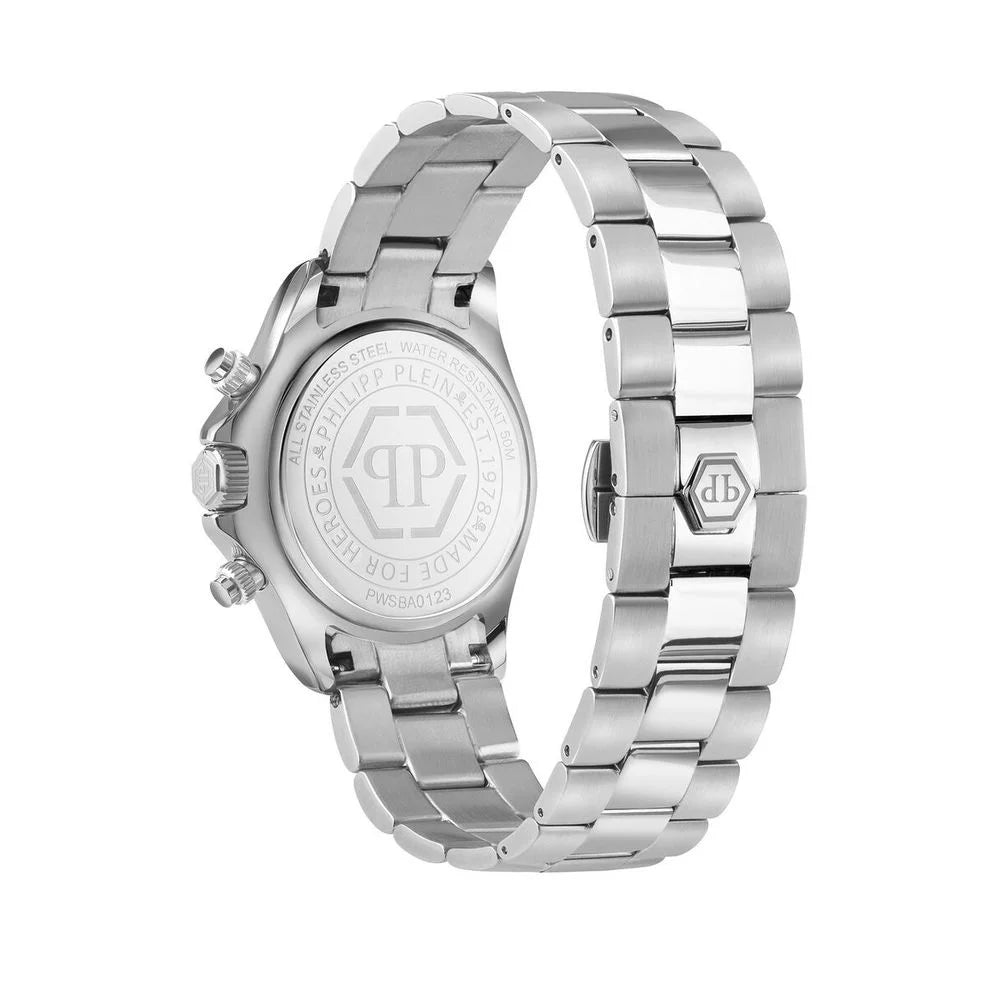 Philipp Plein Gray Stainless Steel Dress Watch