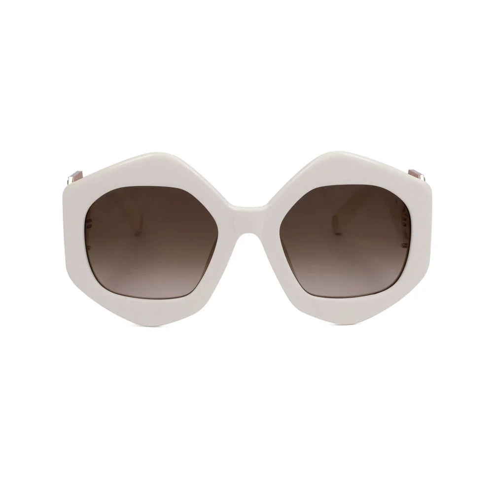 Philipp Plein White Acetate Sunglasses