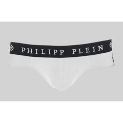 Philipp Plein White Cotton Men Boxer Short - Boxer Shorts