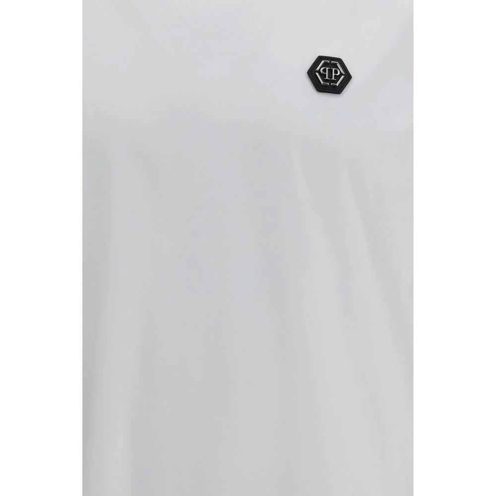 Philipp Plein White Cotton T-Shirt