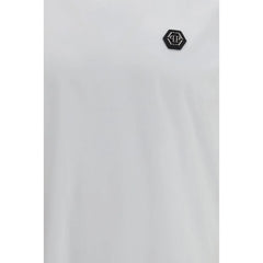 Philipp Plein White Cotton T-Shirt
