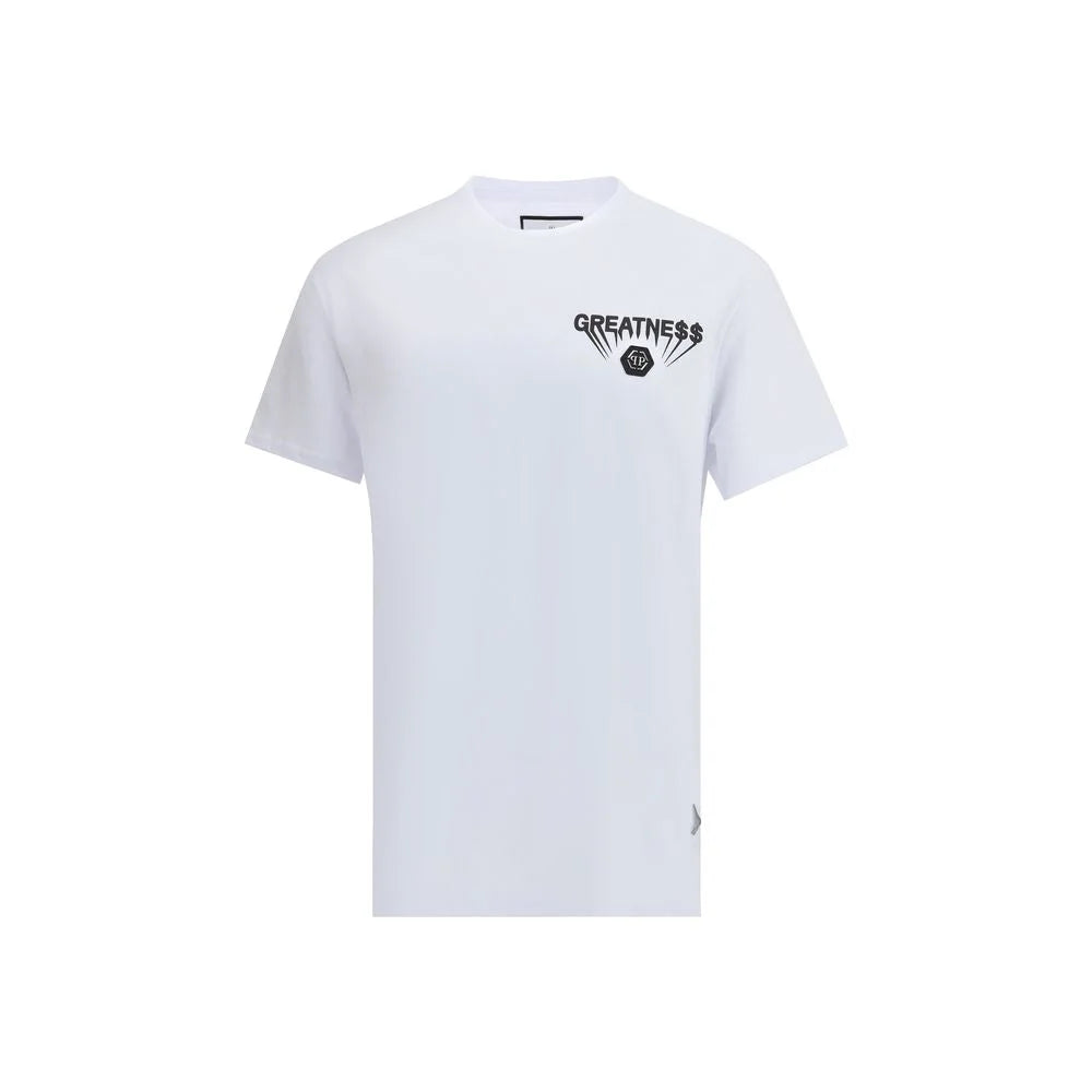 Philipp Plein White Cotton T-Shirt