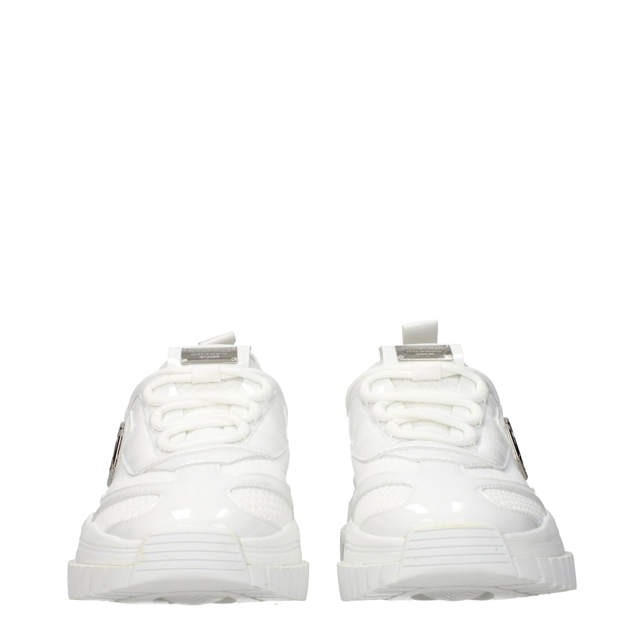 Baskets Philipp Plein blanches en tissu à plateforme - EU40/US7