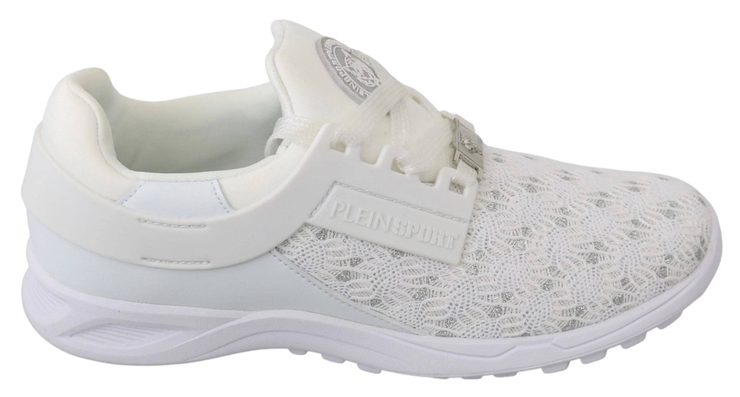 Philipp Plein White Polyester Casual Sneakers Shoes - EU37/US6.5 - Sneakers