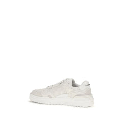 Philipp Plein White Polyester Low Top Sneakers