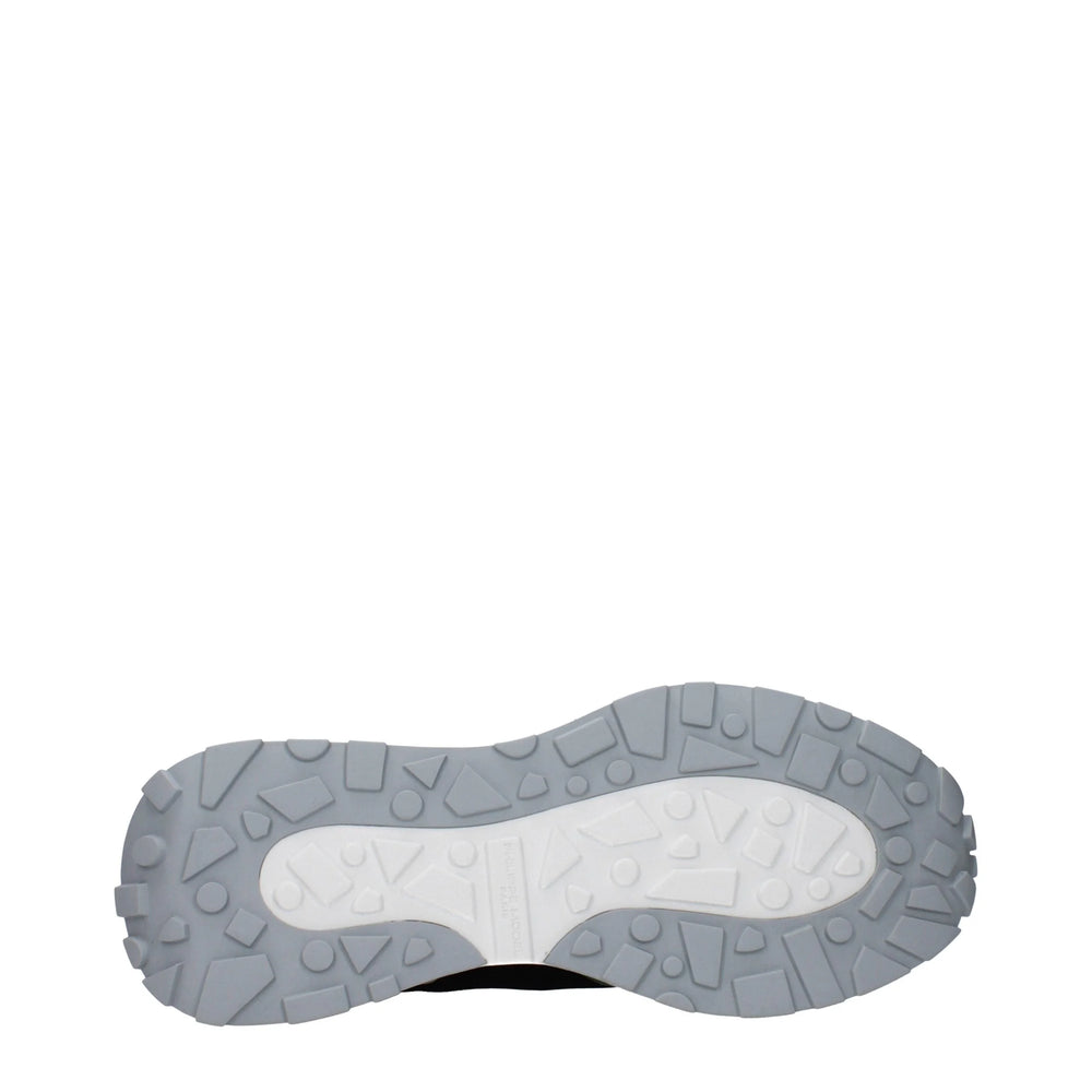 Philippe Model Black Fabric Athletic Sneakers