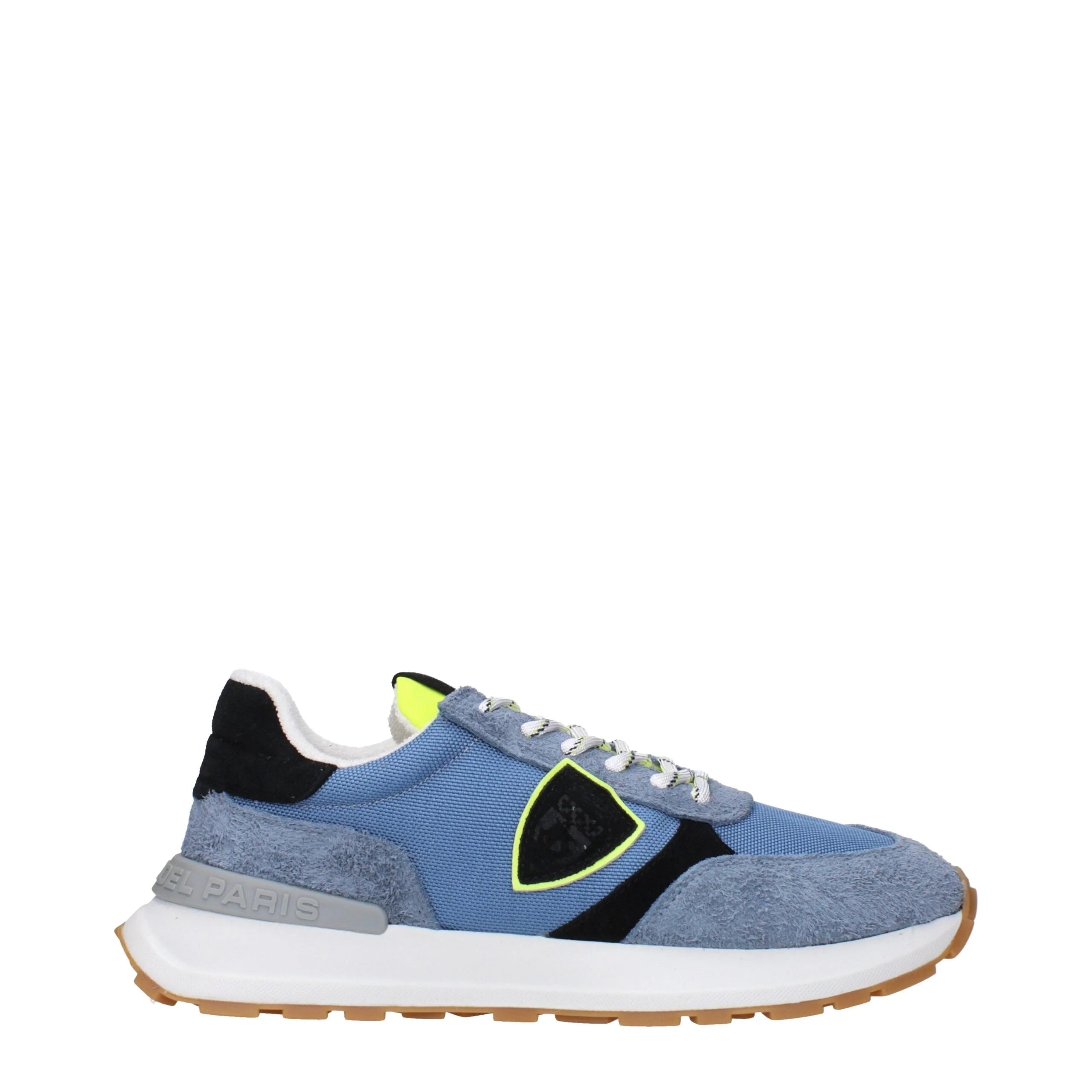Philippe Model Blue Fabric Athletic Sneakers - EU41/US8