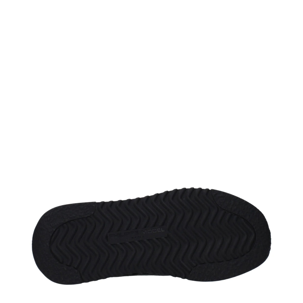 Philippe Model Blue Leather Athletic Sneakers - EU42/US9