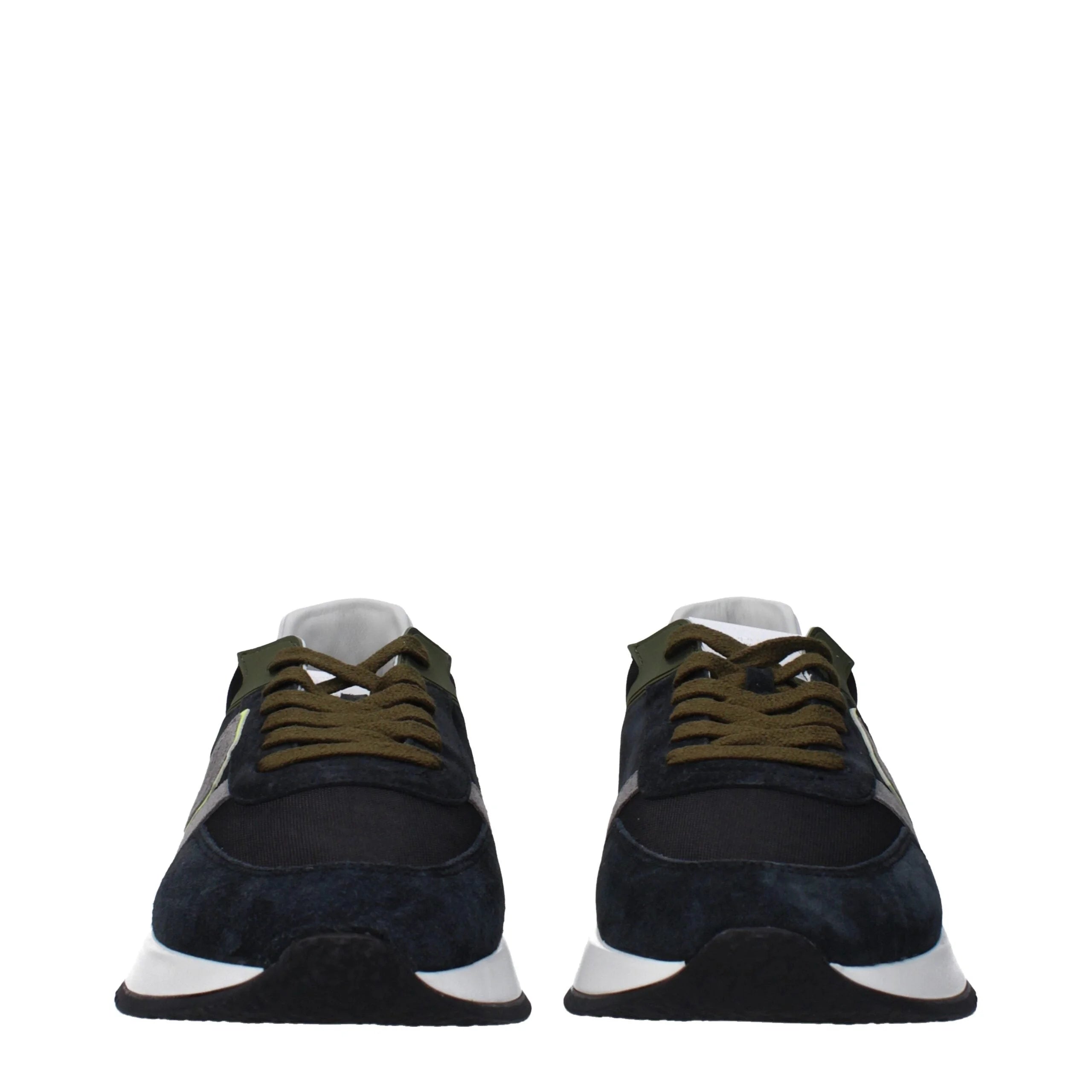 Philippe Model Blue Leather Athletic Sneakers - EU42/US9