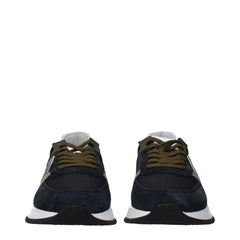Philippe Model Blue Leather Athletic Sneakers - EU42/US9