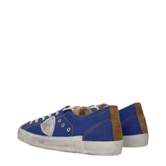 Philippe Model Blue Leather Low Tops