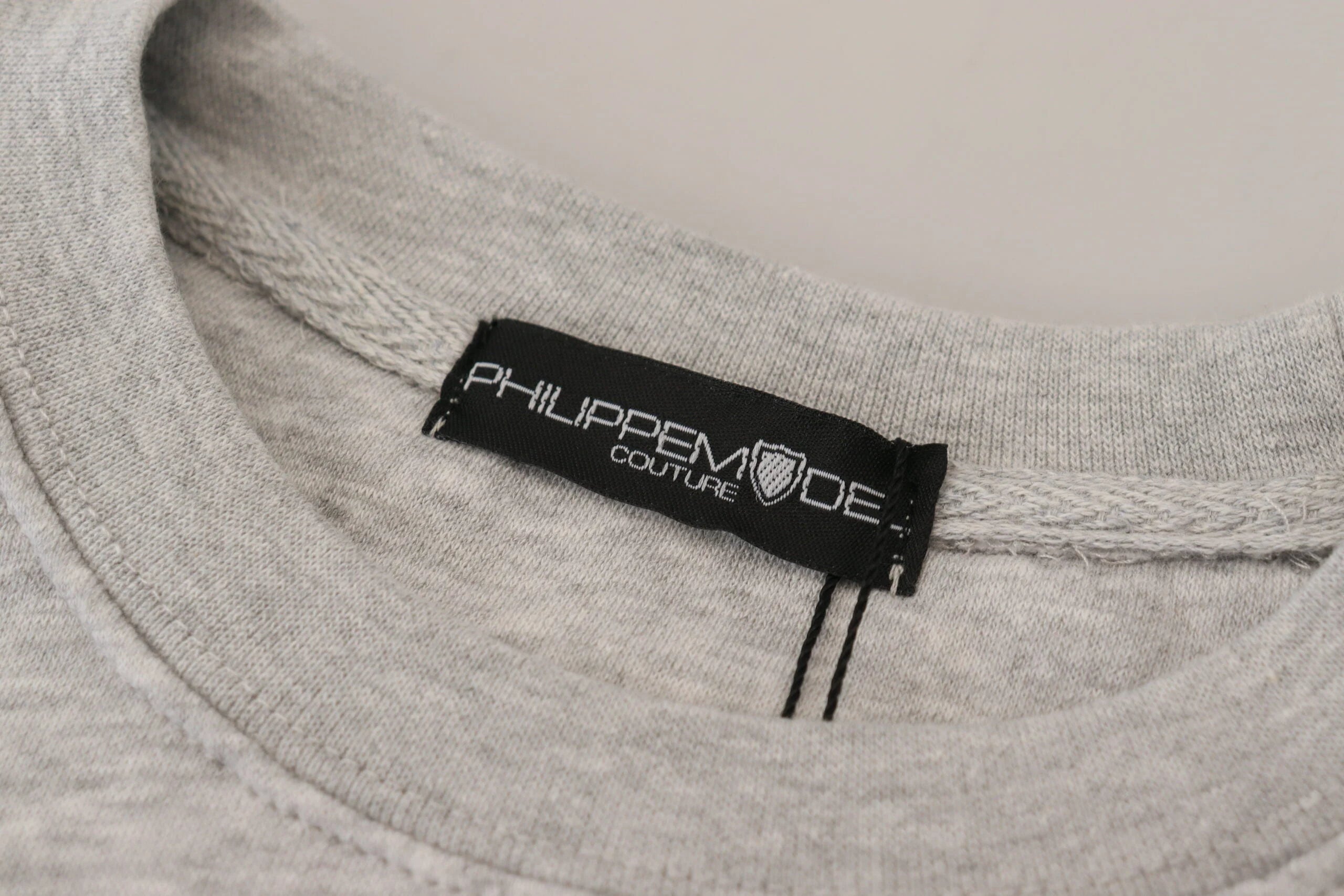 Philippe Model Gray Printed Long Sleeves Pullover Sweater - Sweaters