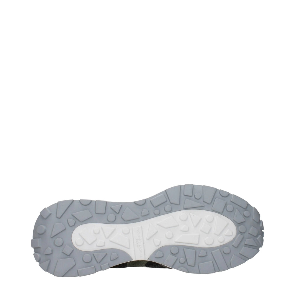 Philippe Model Green Fabric Chunky Sneakers