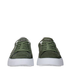 Philippe Model Green Leather Low Tops