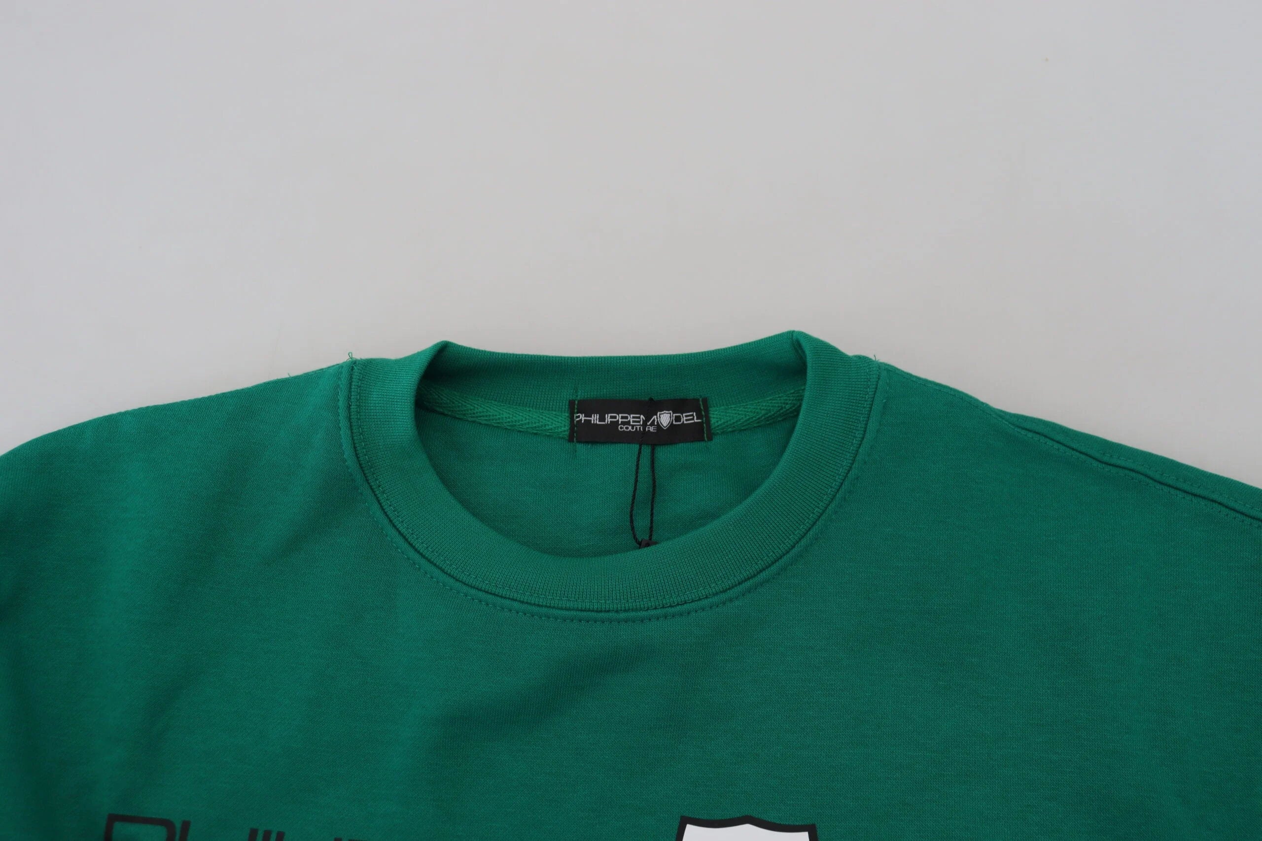 Philippe Model Green Printed Long Sleeves Pullover Sweater - IT38|XS - Sweaters