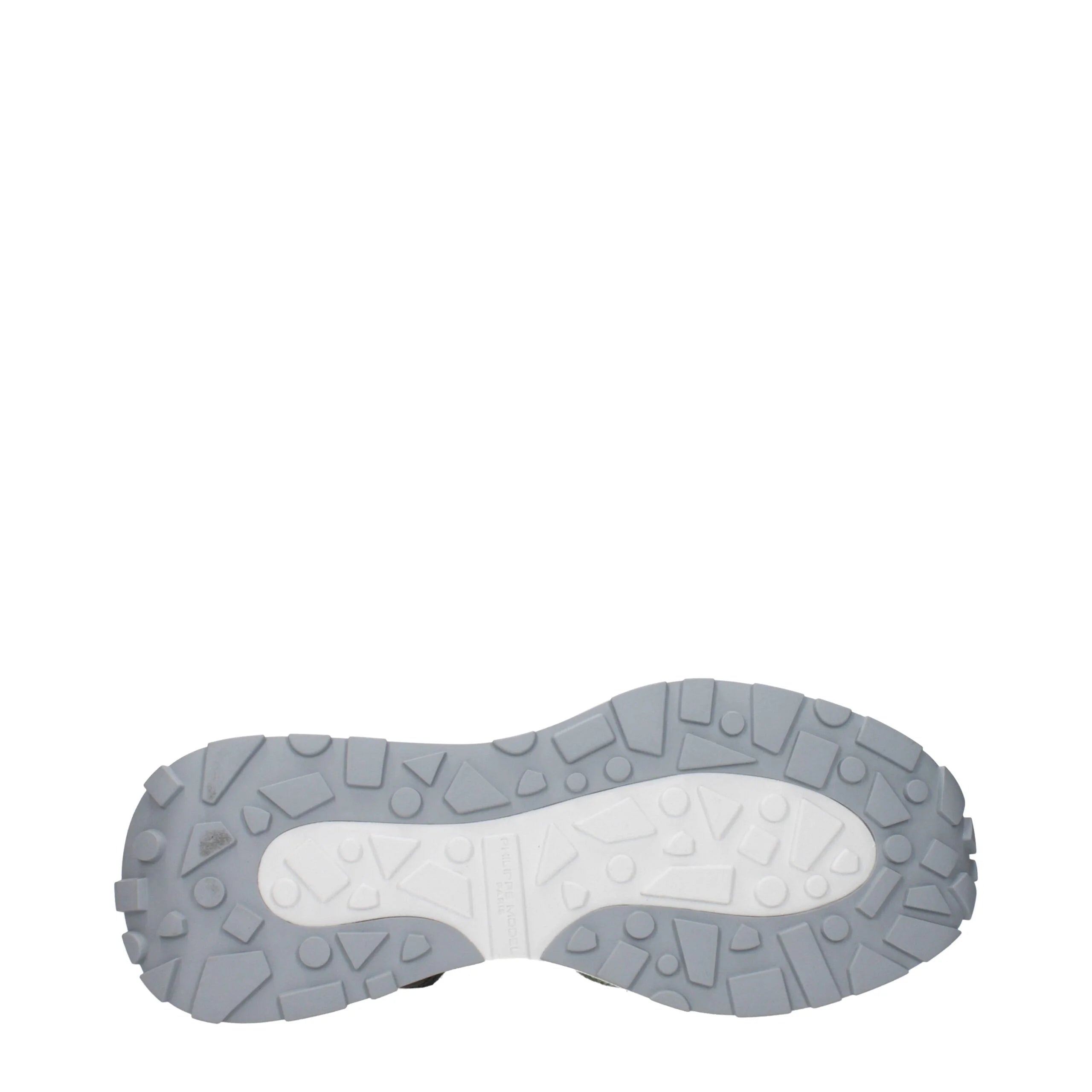 Philippe Model White Fabric Athletic Sneakers - EU41/US8