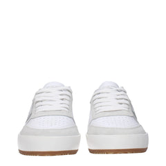 Philippe Model White Leather Low Tops