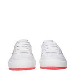 Philippe Model White Leather Sneakers