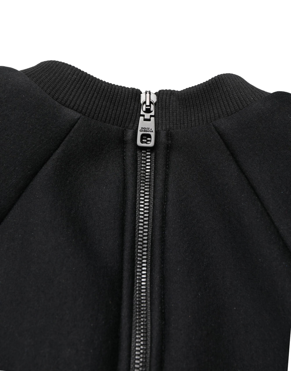 Philosophy Black Cropped ZipperBack Sweatshirt Sweater - IT36|XXS