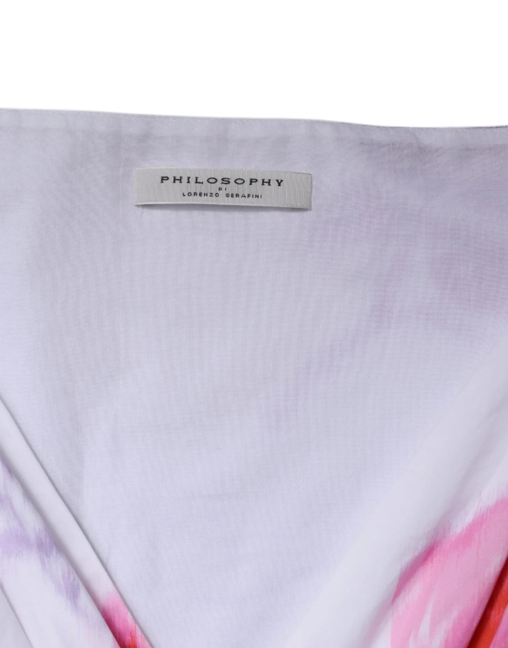 Philosophy White Floral Cotton Maxi Dress - IT42|M - Dresses