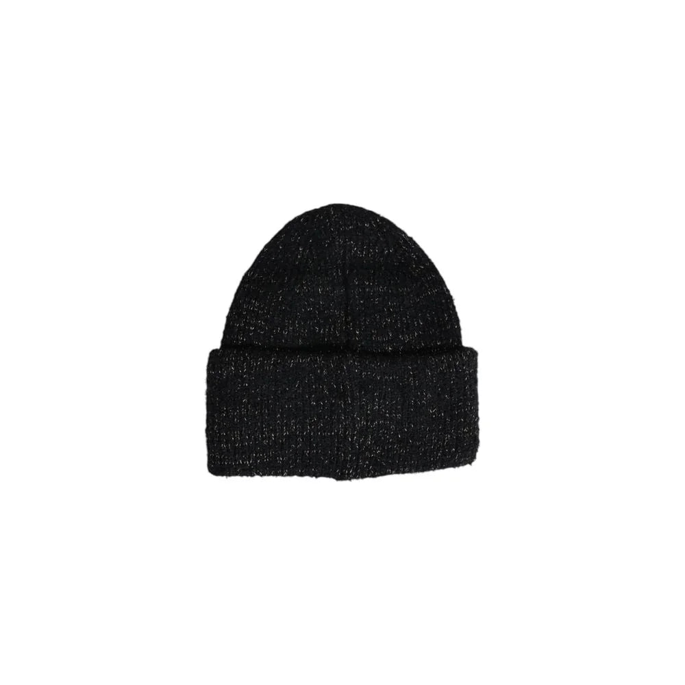 Pieces Black Recycled Polyester Caps Baseball Hat - UNI - Beanies