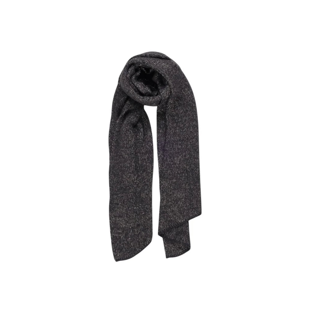Pieces Black Recycled Polyester Scarf - One Size