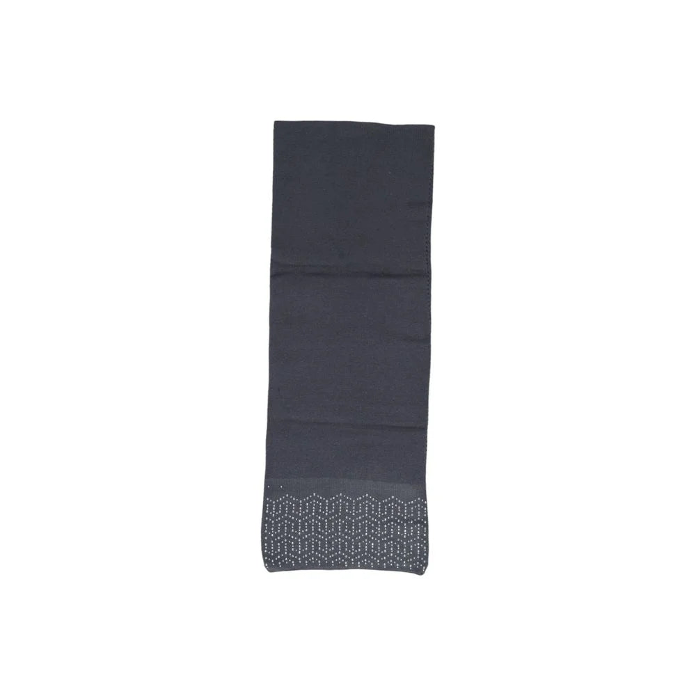 Pieces Gray Polyester Scarf - One Size - Scarves & Shawls