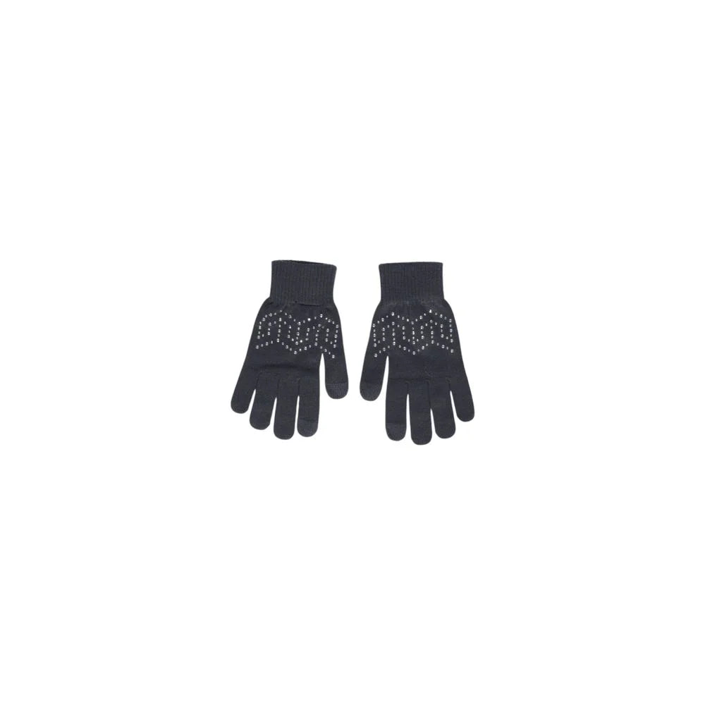 Pieces Gray Recycled Polyester Glove - One Size