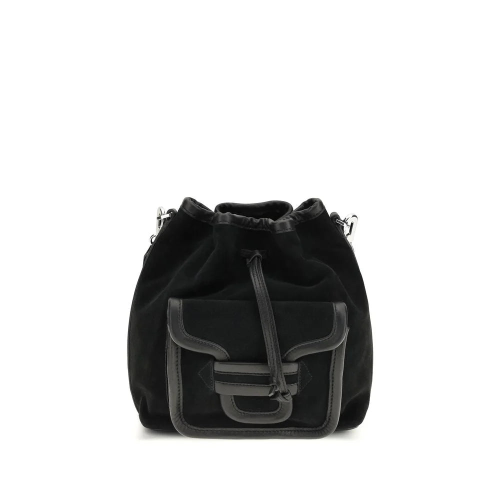 Pierre Hardy Black Calf Leather Bos Taurus Backet Bag