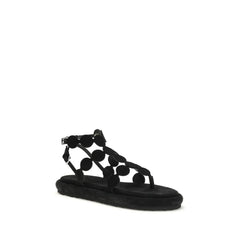 Pierre Hardy Black Calf Leather Bos Taurus Platform Sandals - EU41/US11