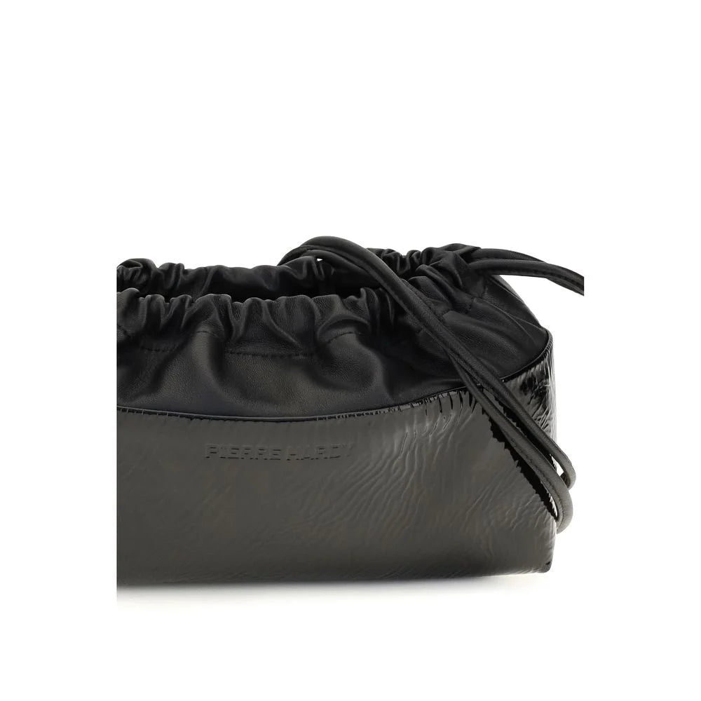 Pierre Hardy Black Calf Leather Bos Taurus Shoulder Bag