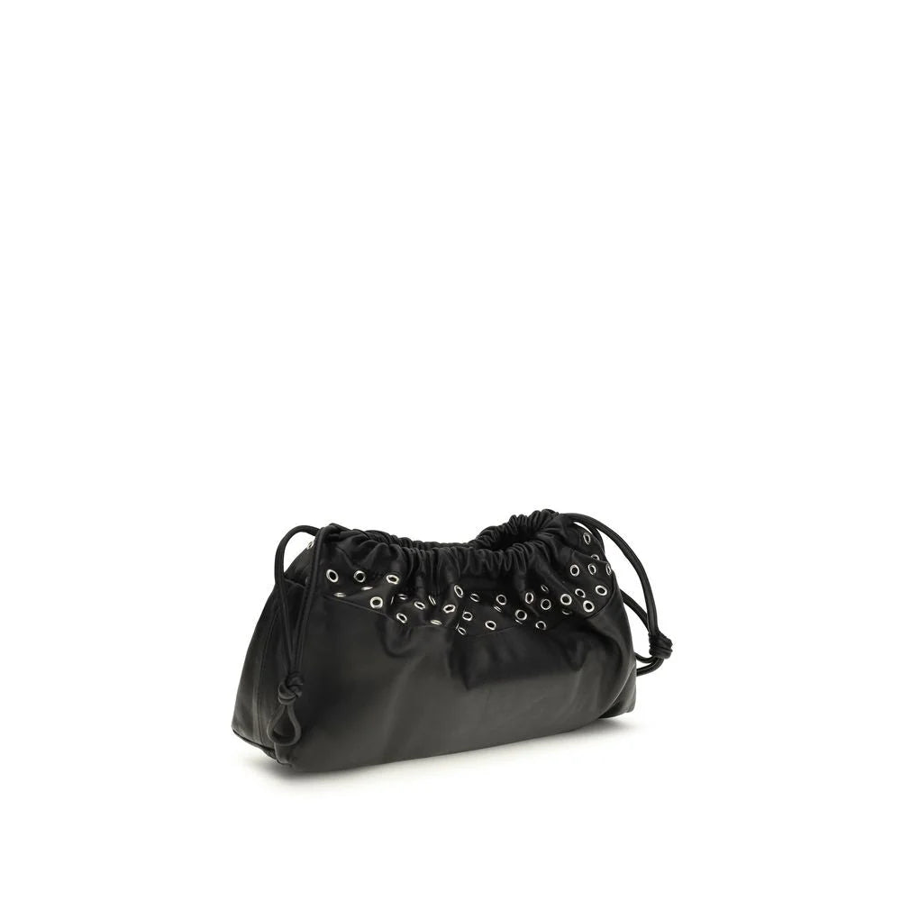 Pierre Hardy Black Calf Leather Bos Taurus Shoulder Bag