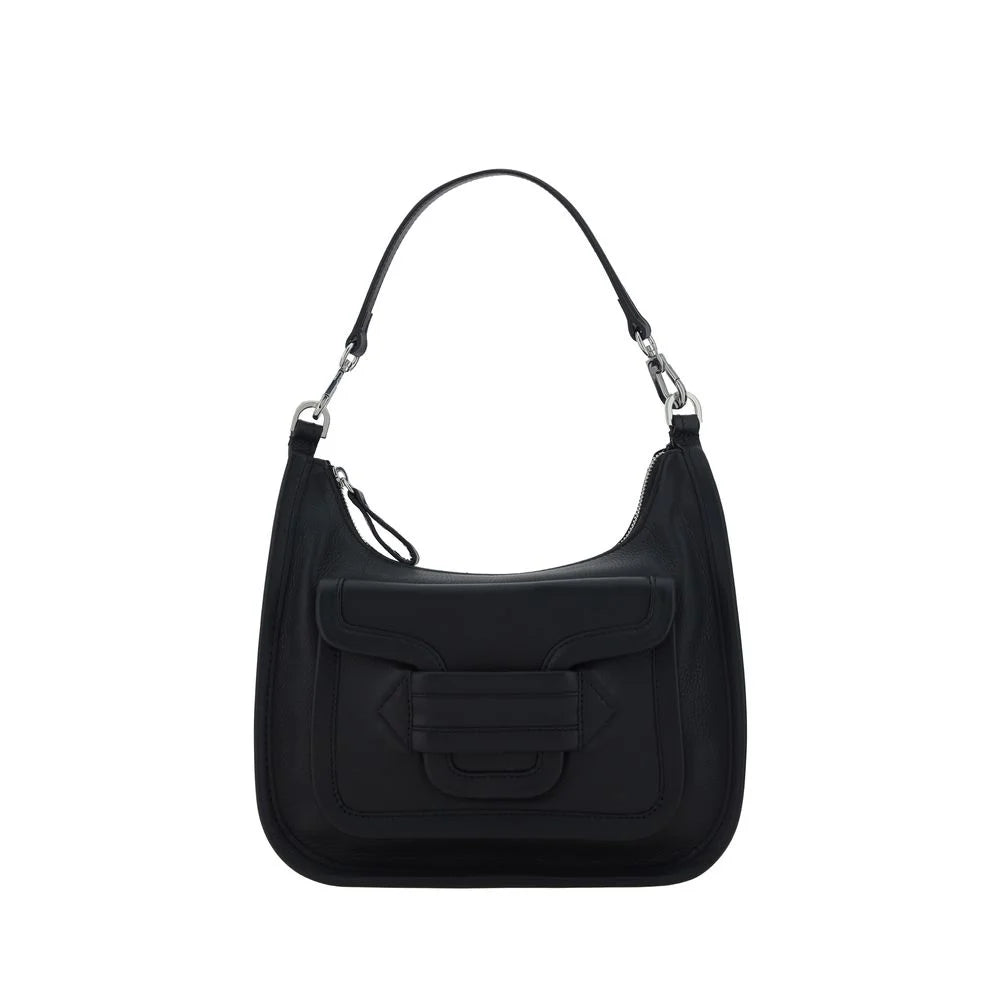 Pierre Hardy Black Calf Leather Bos Taurus Shoulder Bag