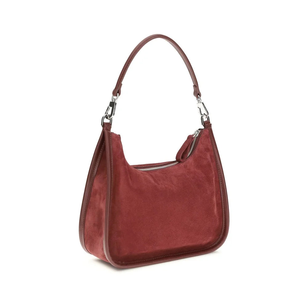 Borsa a tracolla in vitello bordeaux Pierre Hardy Bos Taurus