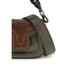 Pierre Hardy Brown Calf Leather Bos Taurus Handbag
