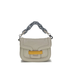 Pierre Hardy Gray Goatskin Shoulder Bag