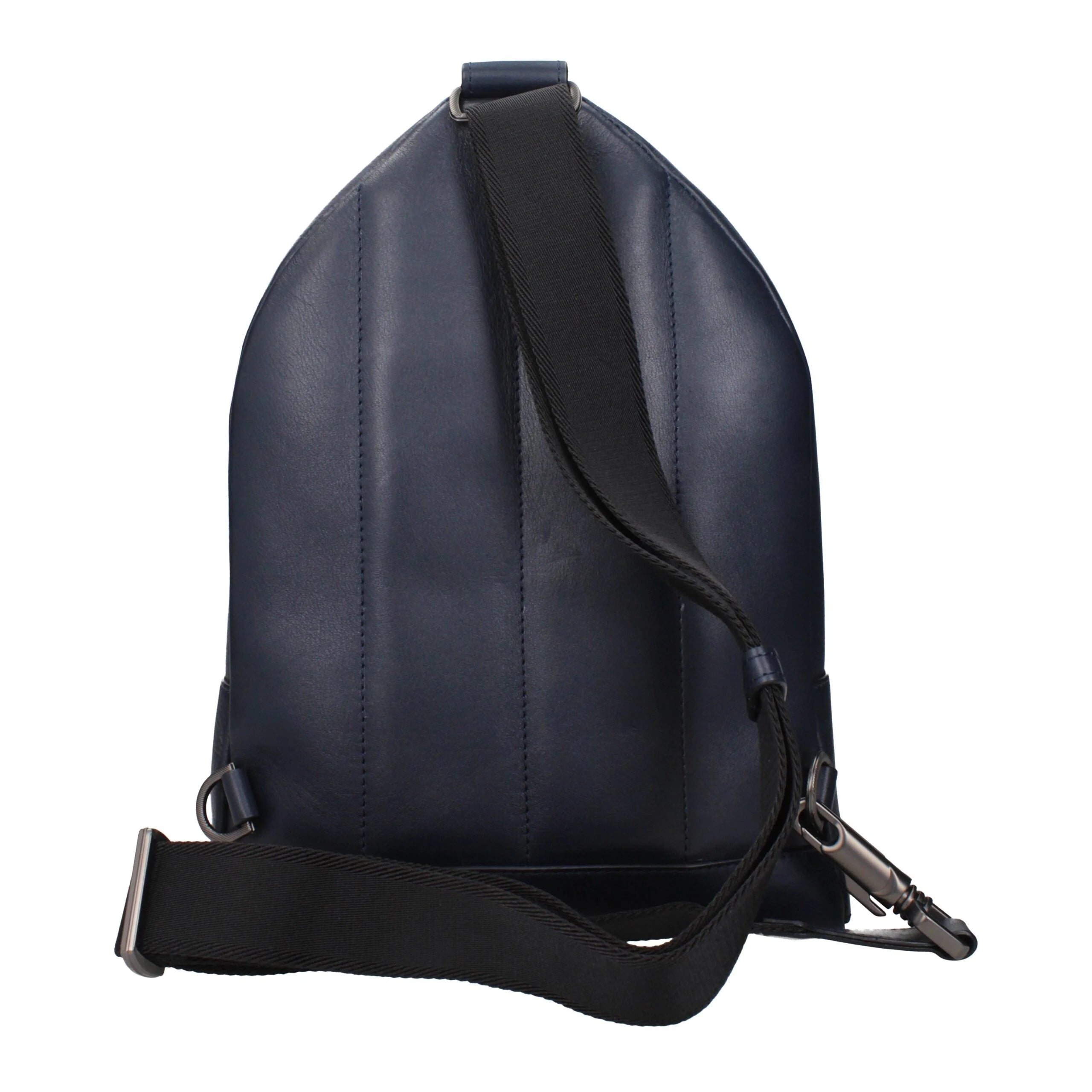 Pineider Blue Leather Backpacks