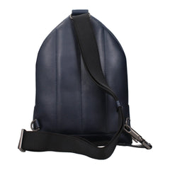 Pineider Blue Leather Backpacks