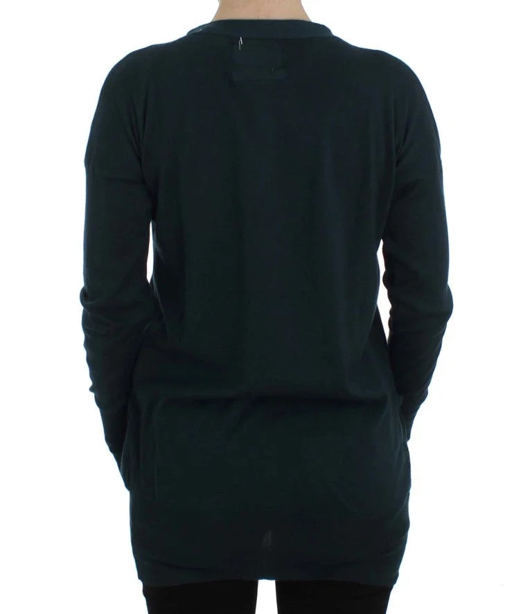 PINK MEMORIES Green Button Down Cardigan Sweater - IT42|M - Cardigans